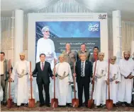  ?? Supplied picture ?? MEGA PROJECT: The ground breaking event was held under the auspices of Sultan bin Salim Al Habsi, secretary-general of the Supreme Council for Planning and chairman of Orpic.–