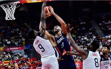  ??  ?? La France aura encore besoin d’un Rudy Gobert stratosphé­rique aujourd’hui pour écarter l’Argentine et s’ouvrir les portes de la finale. (Photo EPA/MAXPPP)