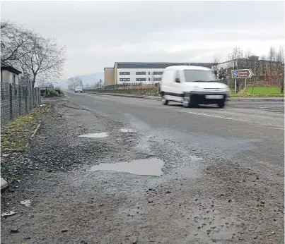  ?? Picture: Kim Cessford. ?? Broich Road in Crieff is one of the routes to be surveyed.