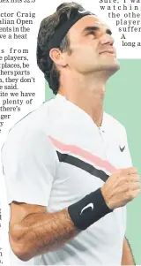  ??  ?? Switzerlan­d’s Roger Federer celebrates after defeating Germany’s Jan-Lennard Struff. — AFP photo