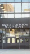  ?? stafffilep­hoto ?? ALTERNATIV­ES: The Lowell City Council will decide whether to renovate Lowell High School, above, or build a completely new high school.