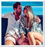  ?? ?? SUMMER ROMANCE: Piers Dunhill in Mykonos with TV star Tabitha Willett