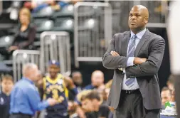  ?? AJ MAST/ASSOCIATED PRESS FILE ?? Indiana Pacers coach Nate McMillan compares the NBA’s bubble situation in Orlando, Florida, to the U.S. team preparing for the Olympics.