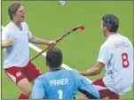  ?? Pictures: Ady Kerry/England Hockey ?? England’s ladies won silver, left, and, above, Ashley Jackson celebrates winning bronze