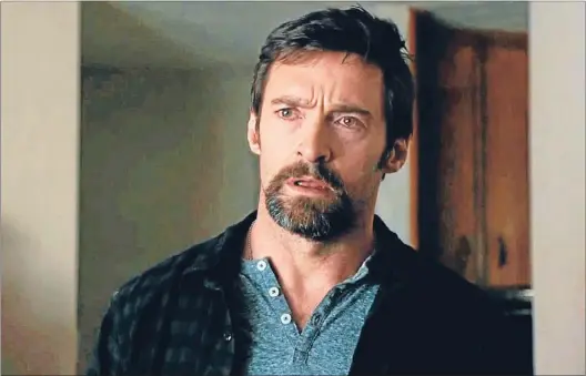  ??  ?? Fantasy father: Hugh Jackman explores the lengths to which a man will go for his child in Prisoners, a supenseful abduction thriller.