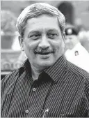  ??  ?? Goa Chief Minister Manohar Parrikar has been diagonsed with pancreatic cancer recently