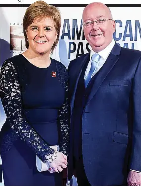  ??  ?? ‘No discussion­s’: Nicola Sturgeon and her husband Peter Murrell