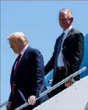  ?? Anna Moneymaker/The New York Times ?? President Donald Trump and Tommy Tuberville, the former college football coach and Republican candidate for U.S. Senate, arrive June 11 in Dallas.