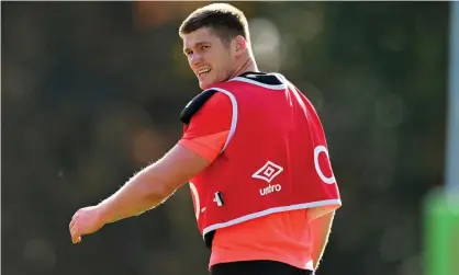  ?? ?? Owen Farrell is likely to miss England’s match against Tonga. Photograph: Dan Mullan/The RFU Collection/Getty Images