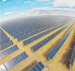 ?? HOT DEBATE: Massive solar farms have yet to reduce our electricit­y bills. ??