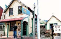  ??  ?? Mike Rogers, South St Gallery owner for over 30 years, with potter Steve Fullmer.