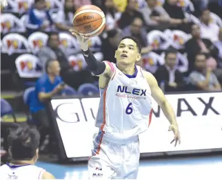  ??  ?? THE NLEX ROAD WARRIORS bagged their first win of the newly opened PBA Philippine Cup yesterday by defeating the Kia Picanto, 119-115.