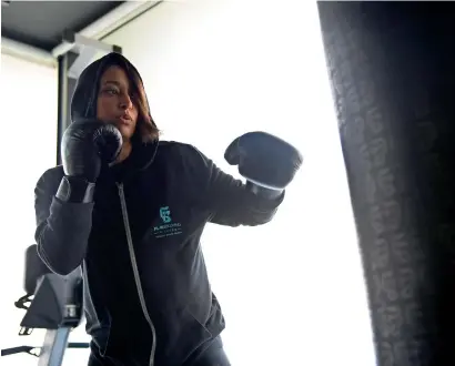  ?? AFP ?? gym owner Halah Alhamrani helps empower a new generation of Saudi women with almost no exposure to the sport. —