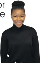  ?? Picture: SIVENATHI GOSA ?? ASPIRING ACTRESS: Okuhle Mpepo, 16, is going to Orlando Florida, in the US, to take part in the Applause Rising Talent Showcase Convention