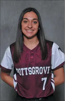  ?? COURTESY POTTSGROVE ATHLETICS ?? Pottsgrove’s Jayde Yorgey, left, and Savannah Wilson, right, both hit home runs in their final game in a Pottsgrove uniform.