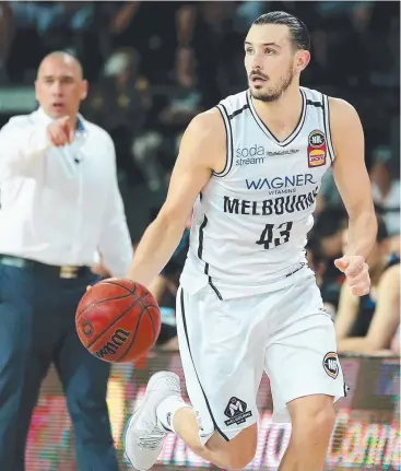  ?? Picture: AAP ?? CONTENDERS: Chris Goulding of Melbourne United is looking forward to the first game of the NBL grand final series, against Adelaide 36ers, tomorrow night.