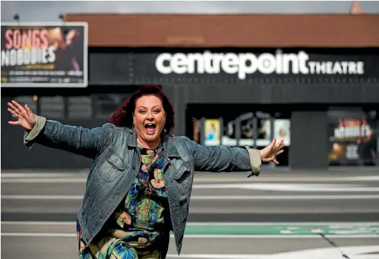  ?? PHOTO: DAVID UNWIN/STUFF ?? Kate Louise Elliott is embracing her new role as Centrepoin­t Theatre’s general manager.