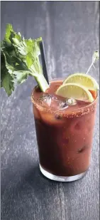  ??  ?? ATTITUDE: Spicy Bloody Mary.