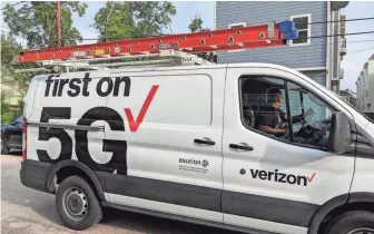  ?? VERIZON ?? Verizon on Wednesday introduced three plans for 5G, starting at $30 per line a month.