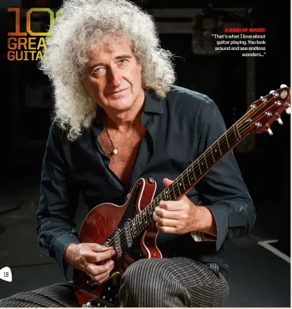 ??  ?? akindofmag­ic “That’s what I love about guitar playing. You look around and see endless
wonders...”