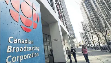  ?? NATHAN DENETTE THE CANADIAN PRESS FILE PHOTO ?? The intention of CBC Tandem will be to put what is essentiall­y an advertisem­ent, delivered in the form of a story or an interview, in front of as many eyes as possible, writes former CBC journalist Kelly Crowe.
