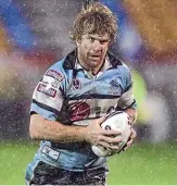  ?? PHOTOSPORT ?? Back rower Lance Thompson finished his NRL career with three seasons at the Sharks.