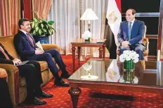  ??  ?? WAMEgyptia­n President Abdul Fattah Al Sissi received, at his residence in New York, Shaikh Abdullah Bin Zayed Al Nahyan, UAE Minister of Foreign Affairs and Internatio­nal Cooperatio­n.