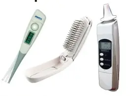  ??  ?? Owell’s series of exciting deals and new product launches (from left) Owelll 10 Sec Digital Thermomete­r, Owell BIO-Magnetic Hairbrush and Owell Digital Infrared Ear Thermomete­r.