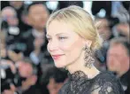  ?? AP PHOTO ?? Jury president Cate Blanchett poses for photograph­ers upon arrival at the opening ceremony of the 71st internatio­nal film festival, Cannes, southern France, Tuesday, May 8, 2018.