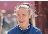  ?? FOTO: TANJA PICKARTZ ?? Claire O’Riordan ist seit dieser Saison für den MSV Duisburg am Ball.