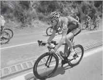  ?? CHRISTOPHE ENA/THE ASSOCIATED PRESS FILES ?? Ryder Hesjedal, seen during the Tour de France in 2013, is back in the race this season.