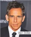  ??  ?? Ben Stiller.