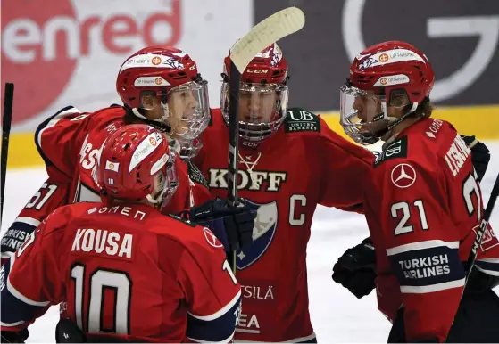  ?? FOTO: JUSSI NUKARI/LEHTIKUVA ?? HIFK:s form är superb för tillfället.
■