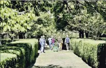  ?? - Crédits : DE ?? Les 7 000 mètres carrés du jardin à la française ont donné de l’agrément aux Journées du patrimoine.