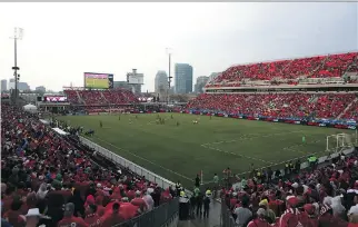  ?? VAUGHN RIDLEY/GETTY IMAGES ?? BMO Field will be the new home of the CFL’s Toronto Argonauts beginning in the 2016 season. The Toronto FC soccer franchise is the major tenant operating out of the facility.