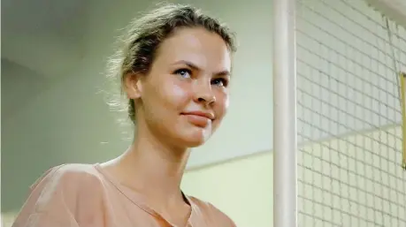  ?? (Afp) ?? La modella Anastasia Vashukevic­h meglio nota come Nastya Rybka, 28 anni, è nata in Bielorussi­a. Si definisce «sex trainer»