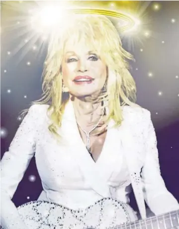  ?? ?? STAR QUALITY: Dolly Parton has been inducted into the Rock and Roll Hall of Fame.
