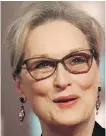  ??  ?? Meryl Streep