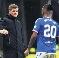  ??  ?? GUIDING HAND Morelos says Gerrard helped him to improve