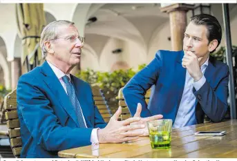  ??  ?? „Gesprächsp­artner und Ratgeber“: Wilfried Haslauer gilt als Vertrauter von Kanzler Sebastian Kurz