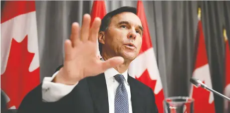  ??  ?? Finance Minister Bill Morneau looked a bit finicky with the federal response to COVID-19, says Kevin Carmichael.
JUSTIN TANG/THE CANADIAN PRESS