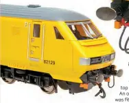  ??  ?? The headstocks are fitted with air brake hoses, ETS equipment, sprung buffers and screw shackle coupling. None of the camera and lighting equipment applied to Network Rail DVTs is modelled, which can be added as part of a detailing project.