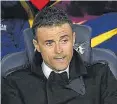  ??  ?? LUIS ENRIQUE
A los jugadores les dije que si jugaran en la Juve estarían cagados