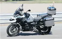  ?? BMW ?? BMW’s self-riding R1200 GS is able to ride with no direct human input, which BMW is hoping to use in the testing of other safety features.