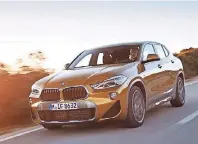  ?? FOTO: HERSTELLER ?? Die X-Serie von BMW ist mit dem Start des ersten X2 der Firmengesc­hichte jetzt lückenlos.