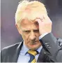  ??  ?? AXED Gordon Strachan lost his job with Scotland