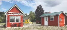  ?? MICHELE JARVIE ?? The Tiny Home Village at St. Mary has 10 cabins.