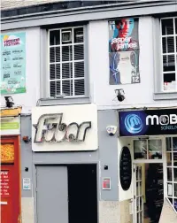  ??  ?? Lifeline Fubar nightclub has secured a £145,000 grant from the Scottish Government