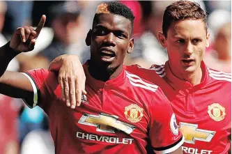  ?? | ANDREW BOYERS Reuters/ ?? A LOT willl be expected from Manchester Unite midfielder­s Paul Pogba and Nemanja Matic when they clash in a derby against Manchester City on Sunday.