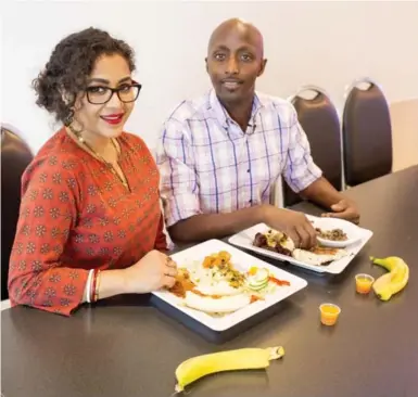  ?? CARLOS OSORIO PHOTOS/TORONTO STAR ?? Bashir Munye, a Toronto chef, recommende­d Istar Restaurant in Etobicoke when Aparita Bhandari asked to try Somali food.